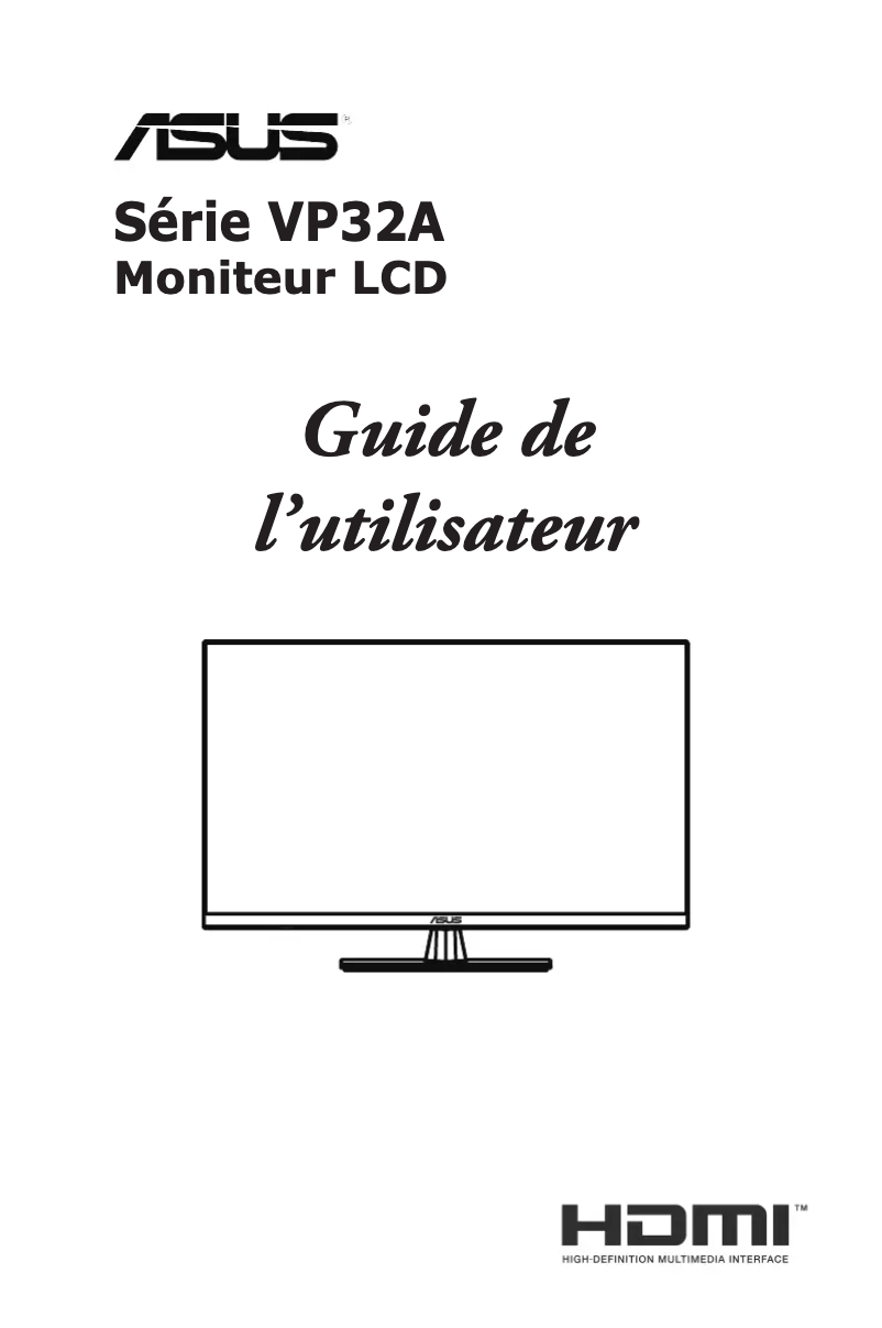 Image de la première page du manuel de l'appareil VP32AQ
