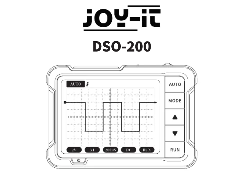 Imagen de la primera página del manual del dispositivo DSO-200