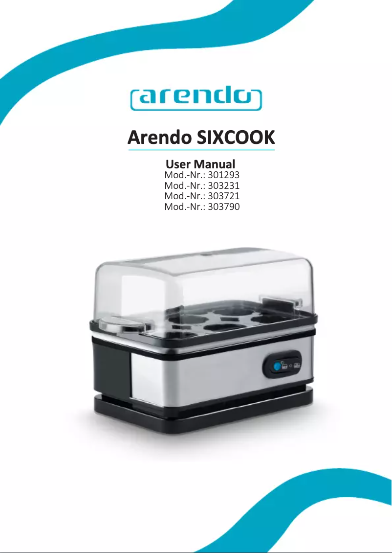 Page 1 de la notice Manuel utilisateur Arendo 30379