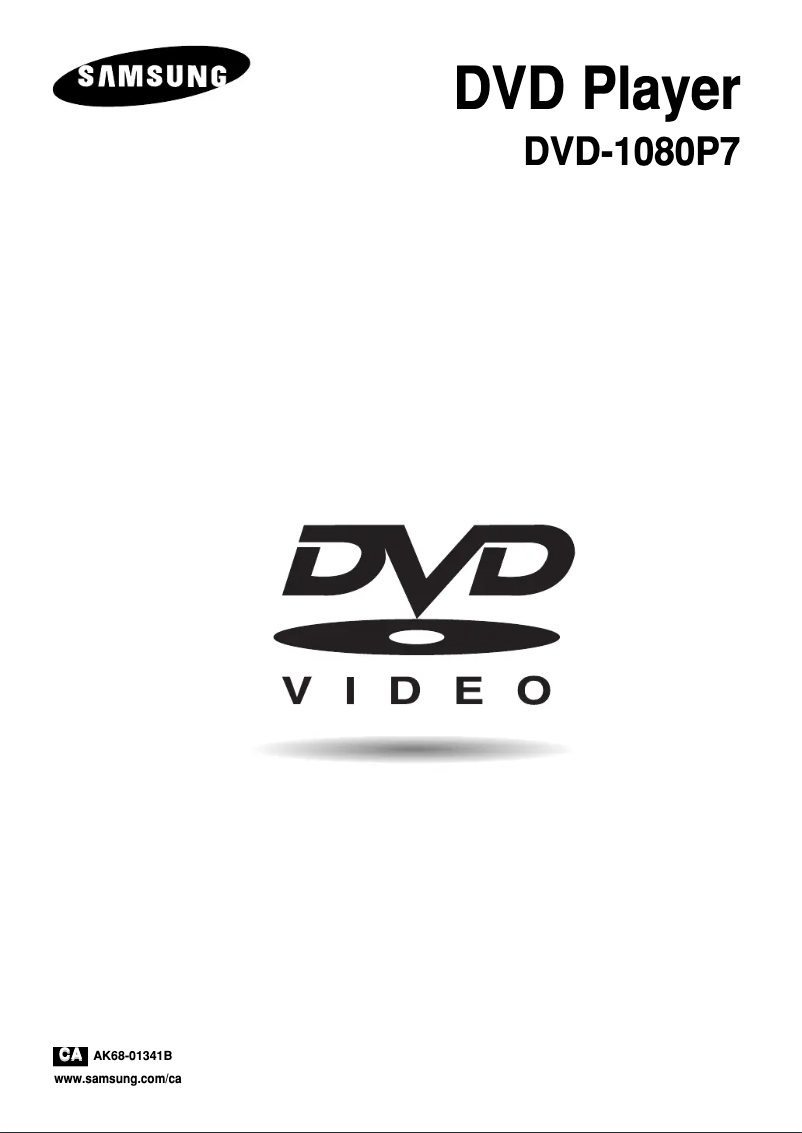 Image de la première page du manuel de l'appareil DVD-1080P7