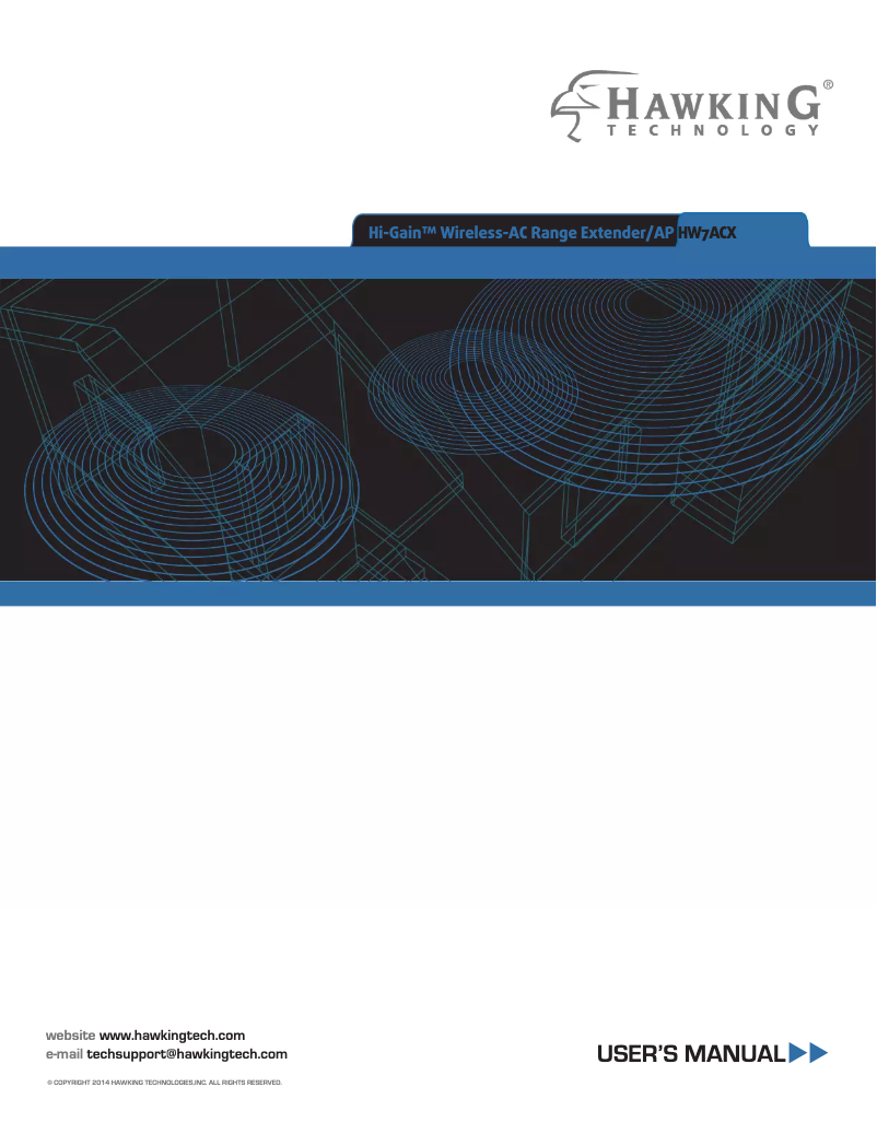 Image de la première page du manuel de l'appareil HW7ACX