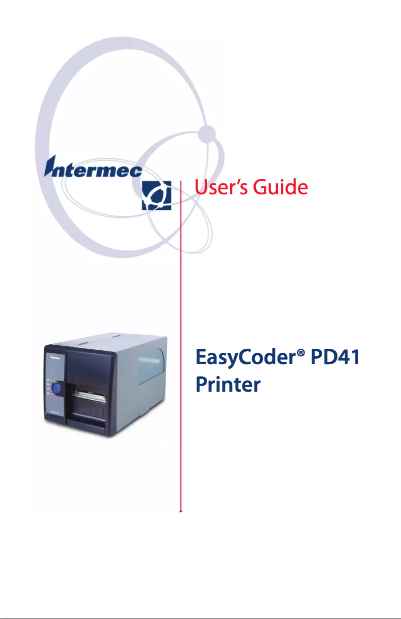 Page n°1 - Manuel utilisateur Intermec EasyCoder PD41