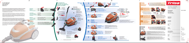 Page 1 de la notice Manuel utilisateur Trisa Clean Master 2000