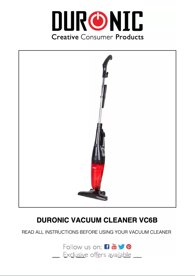 Imagen de la primera página del manual del dispositivo VC6B