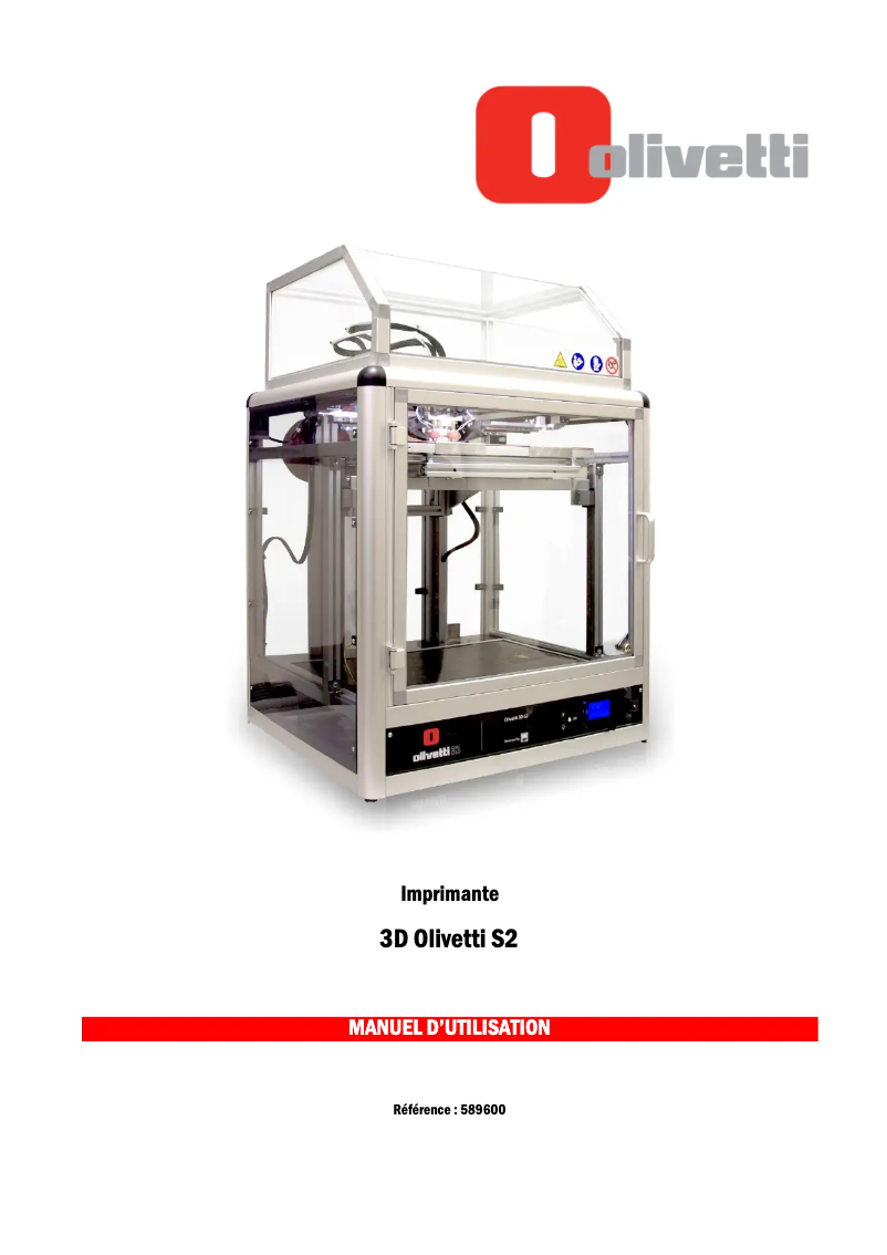 Page n°1 - Manuel utilisateur Olivetti 3D S2