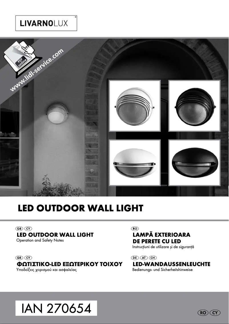 Image de la première page du manuel de l'appareil IAN 270654