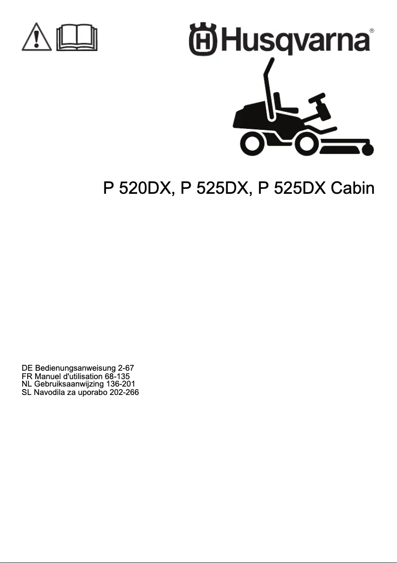 Image de la première page du manuel de l'appareil P 520DX