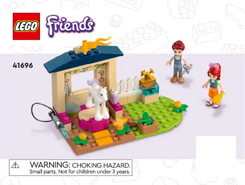 Page n°1 - Consignes visuelles Lego Friends 41696