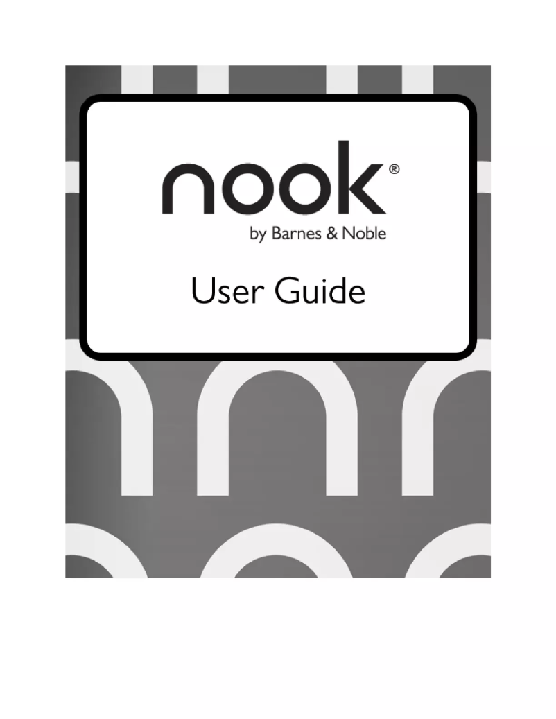 Página 1 del manual Manual de usuario Barnes & Noble NOOK Simple Touch