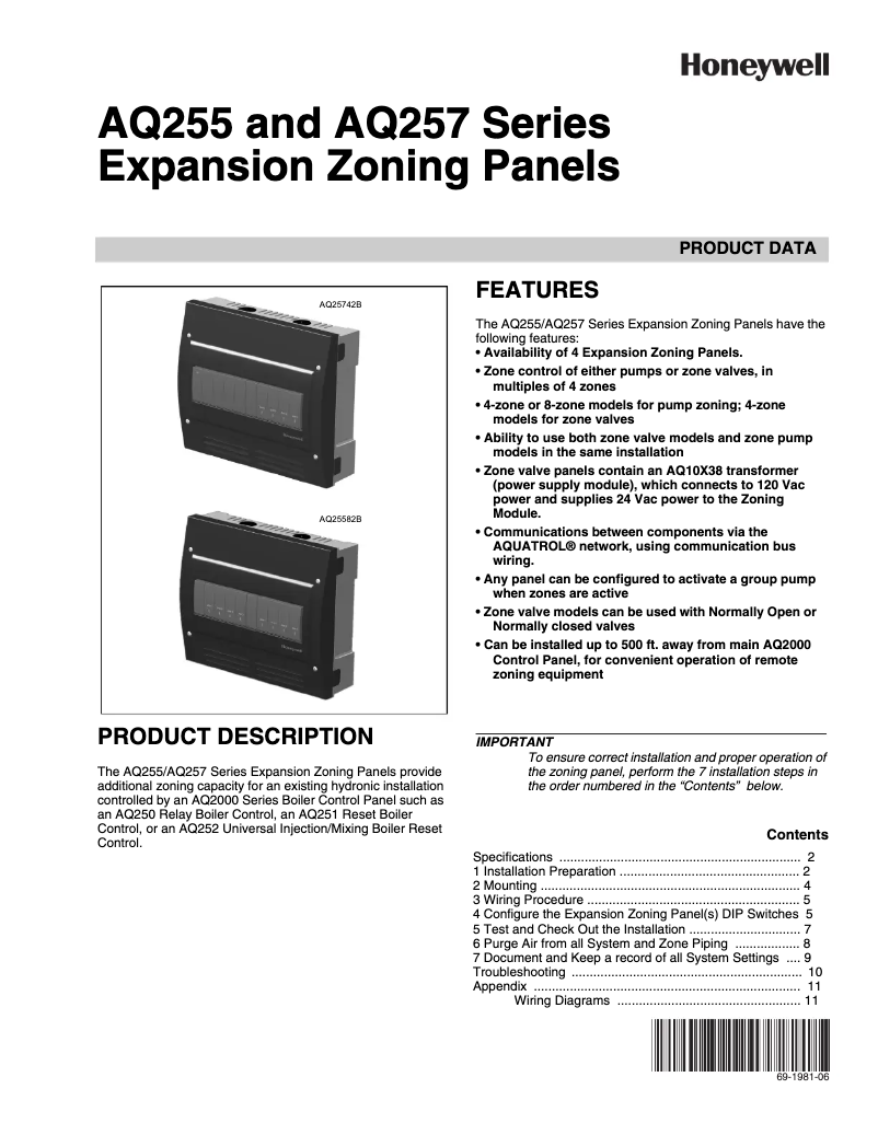 Image de la première page du manuel de l'appareil AQ25542B