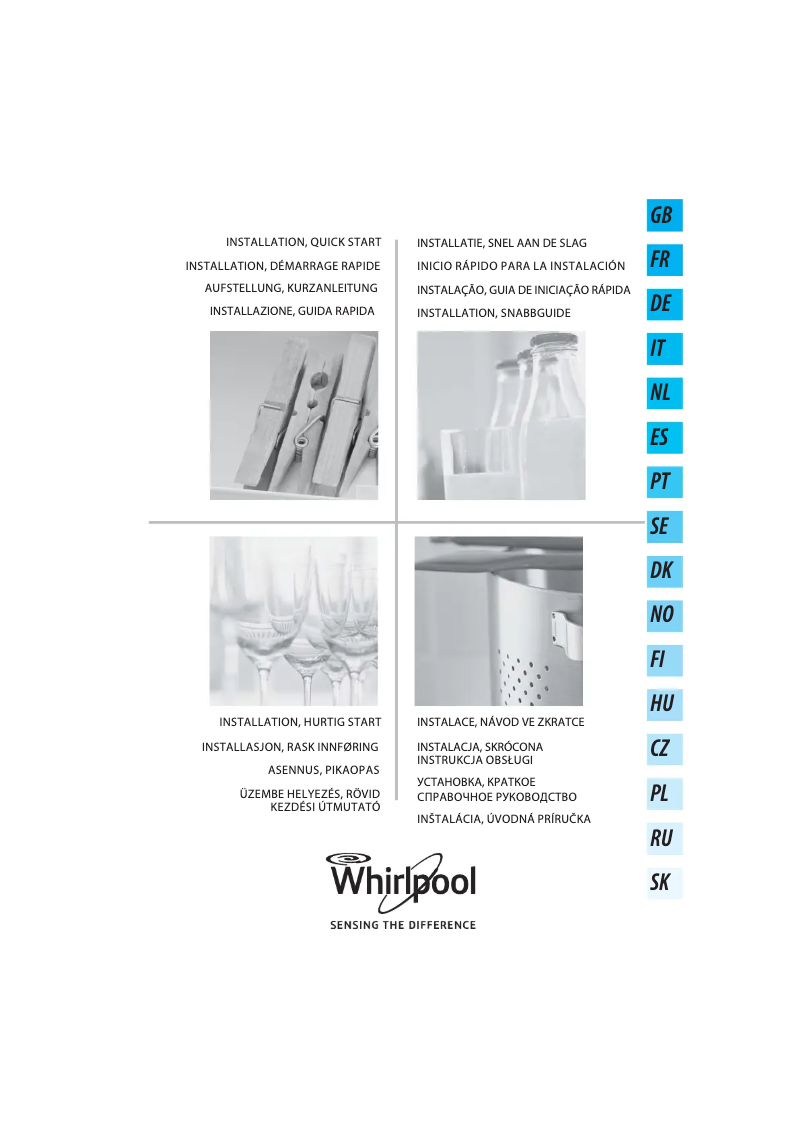 Page 1 de la notice Manuel utilisateur Whirlpool AMW 843 IXL