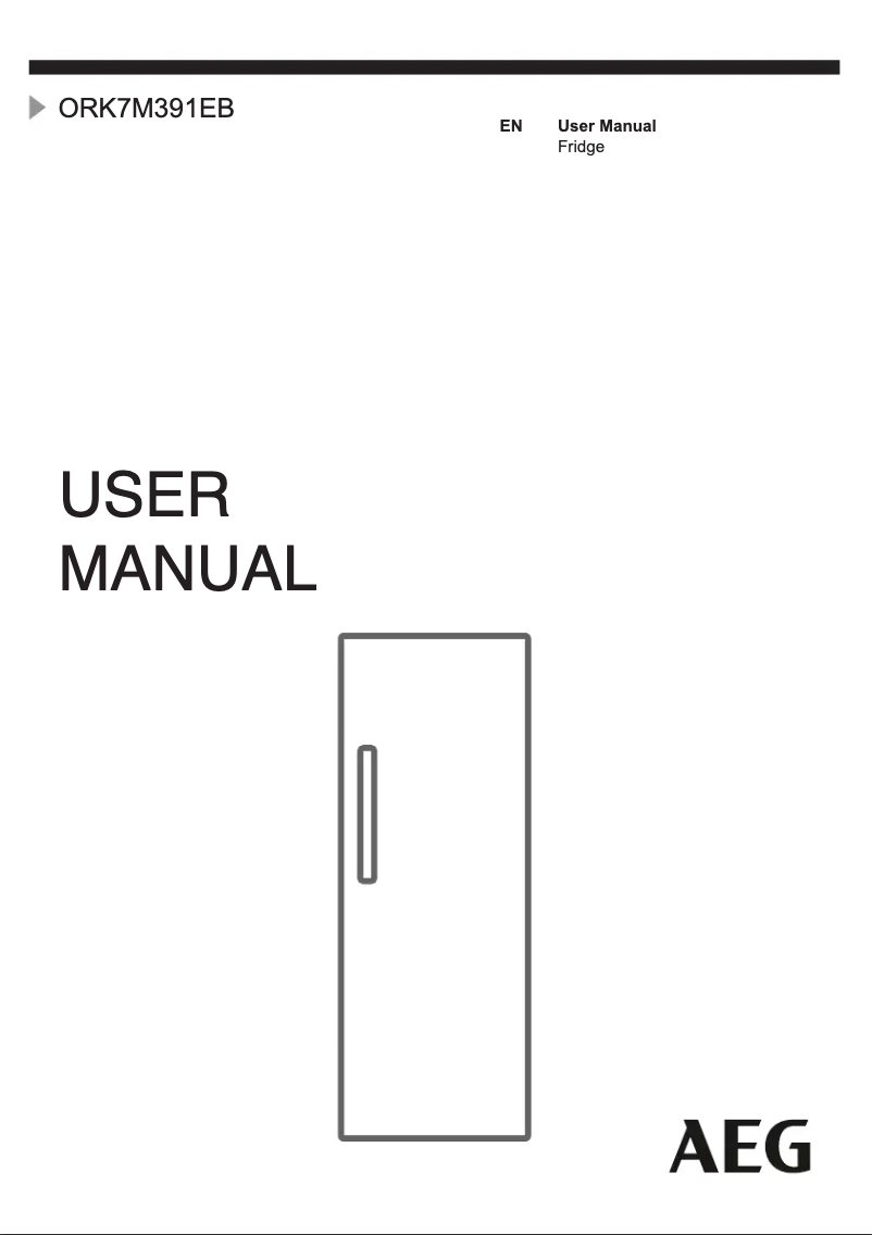 Page n°1 - Mode d'emploi AEG ORK7M391EB