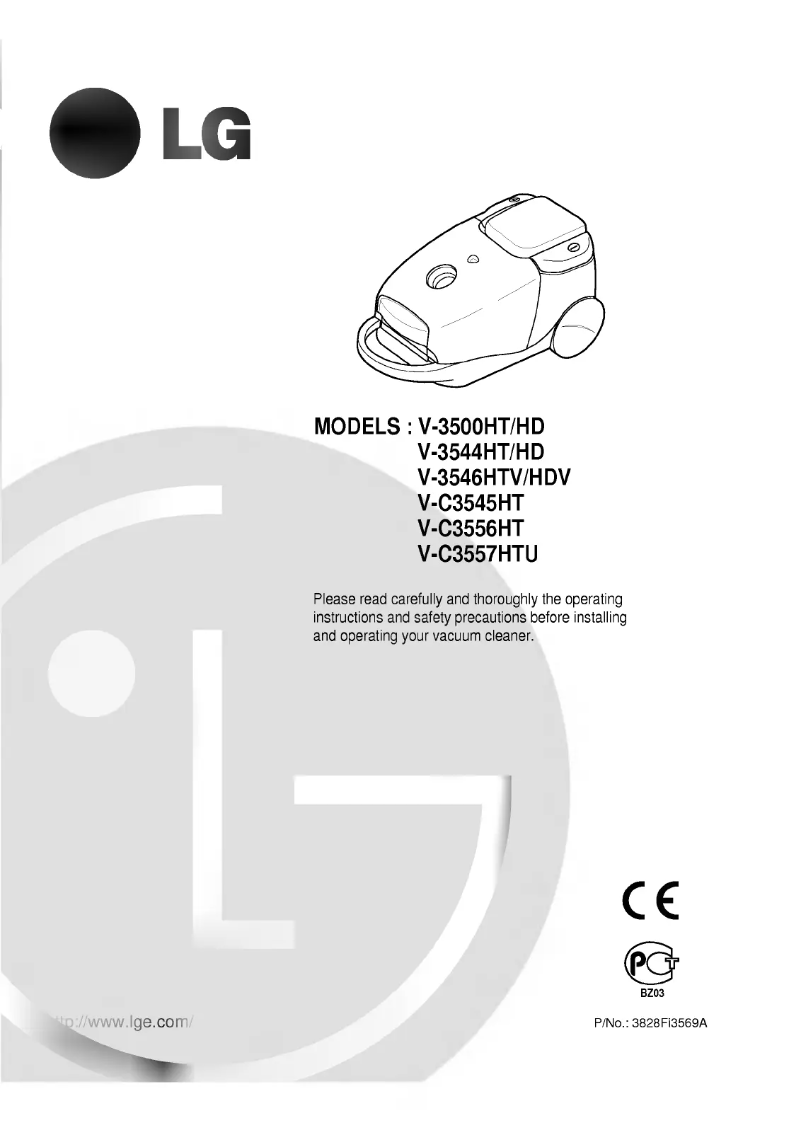Image de la première page du manuel de l'appareil VTC3557HTU