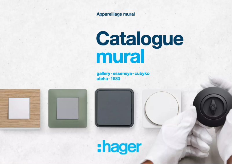 Page 1 de la notice Catalogue Hager WXT314