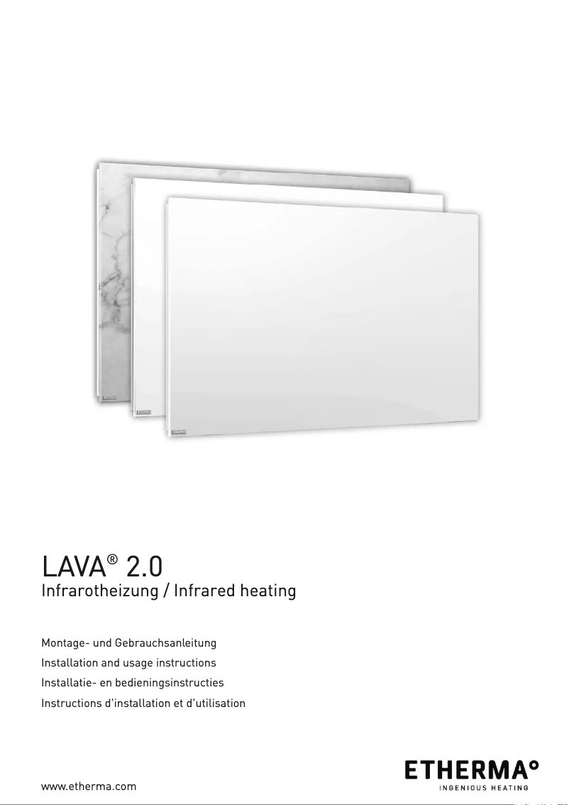 Image de la première page du manuel de l'appareil LAVA 2.0