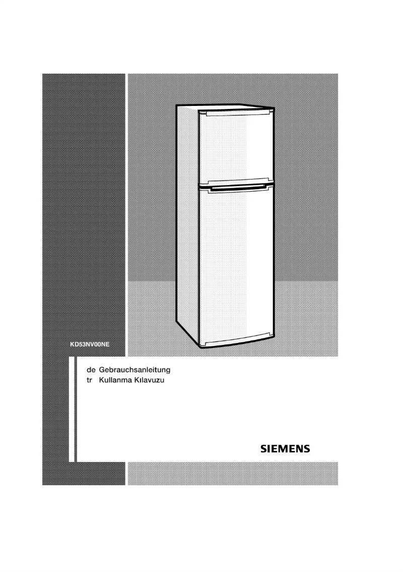 Page n°1 - Manuel utilisateur Siemens KD53NV00NE