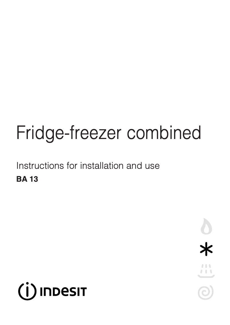 Image de la première page du manuel de l'appareil BA 13 (UK).9