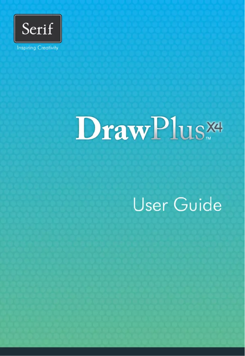Page 1 de la notice Manuel utilisateur Serif DrawPlus X4