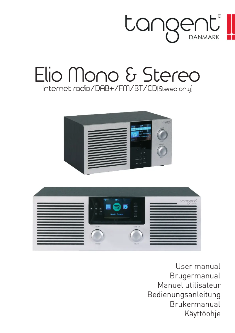 Image de la première page du manuel de l'appareil Elio Mono