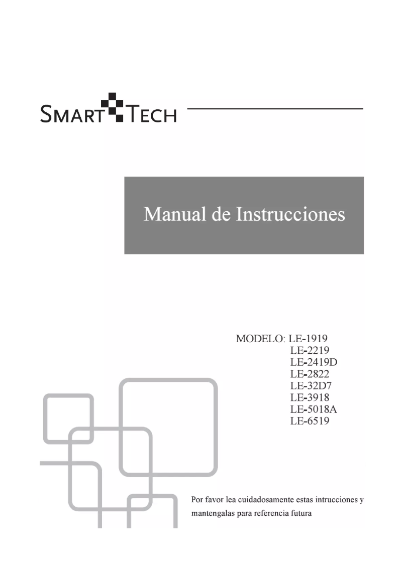 Page n°1 - Manuel utilisateur Smart Tech LE-6519