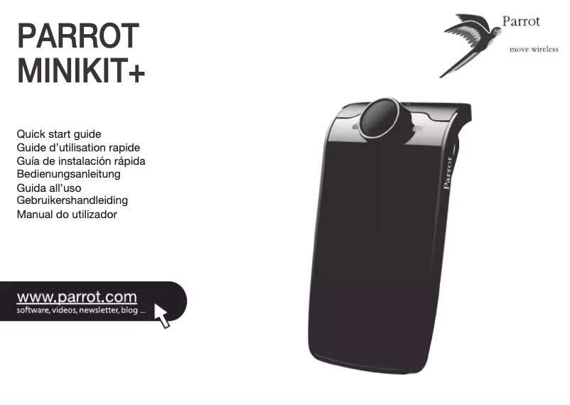 Page n°1 - Manuel utilisateur Parrot Minikit Neo