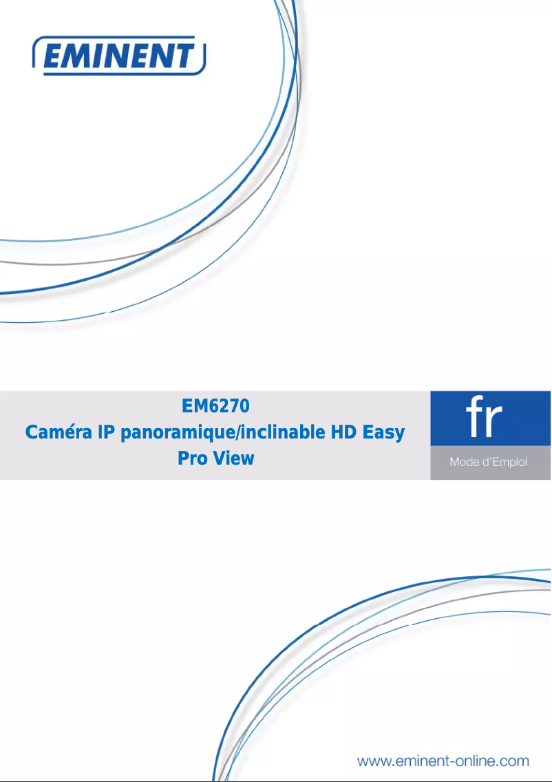 Image de la première page du manuel de l'appareil Easy Pro View EM6270