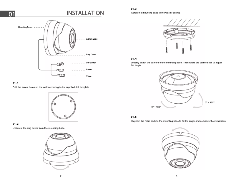 Page n°1 - Manuel utilisateur AVUE AV775IR