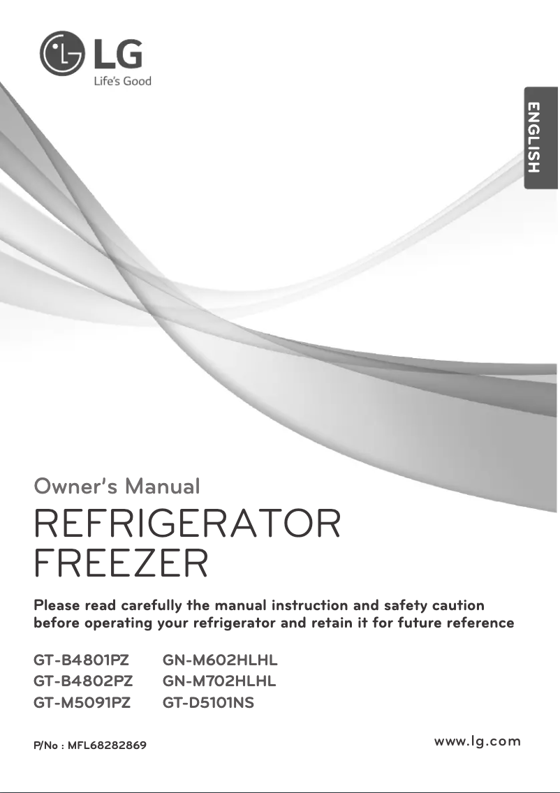 Page 1 de la notice Manuel utilisateur LG GT-B4802PZ