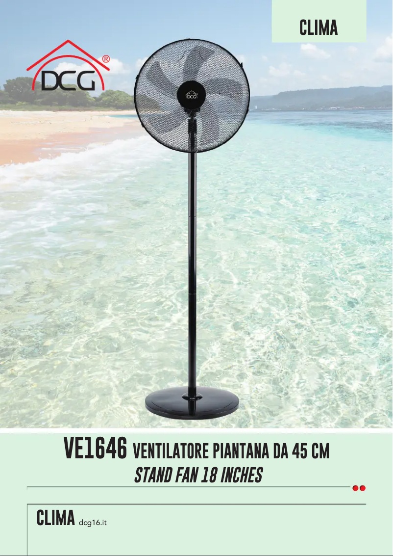 Página 1 del manual Manual de usuario DCG VE1646