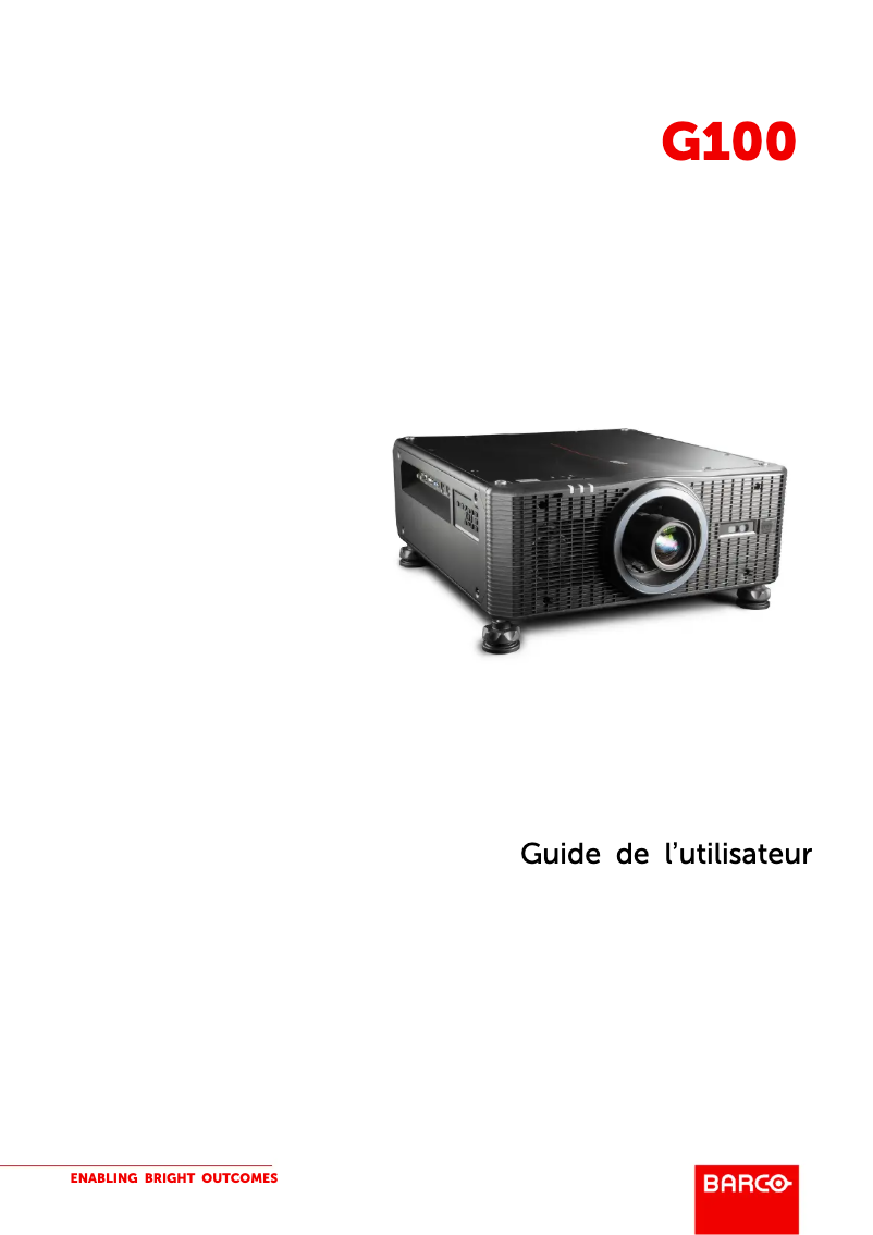 Image de la première page du manuel de l'appareil G100-W19