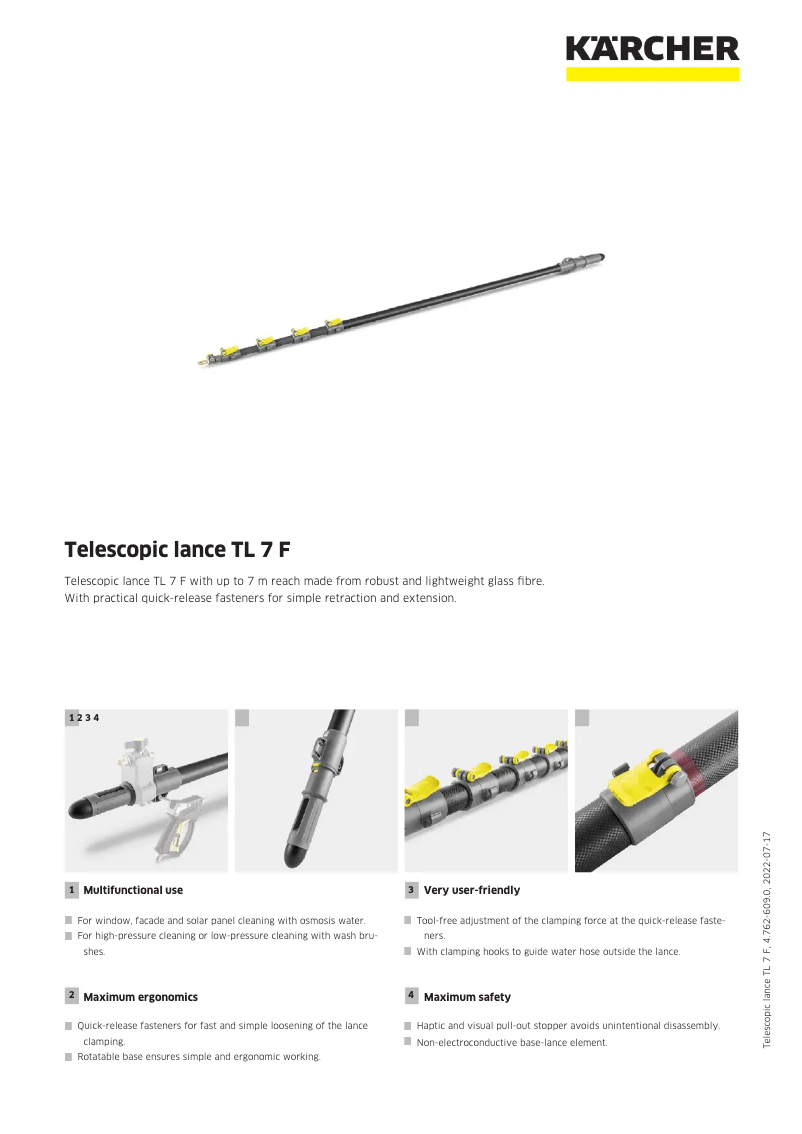 Página 1 del manual Manual de usuario Kärcher TL 7 F