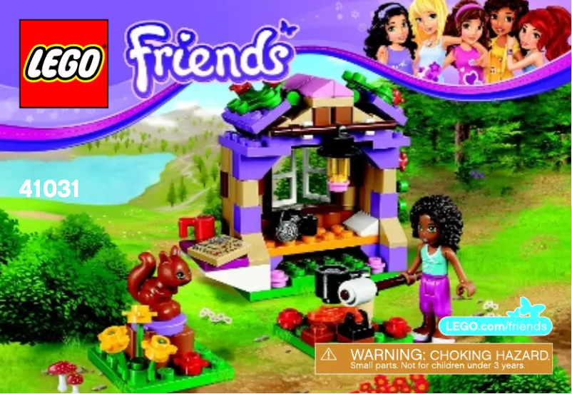 Page 1 de la notice Manuel utilisateur Lego Friends 41031