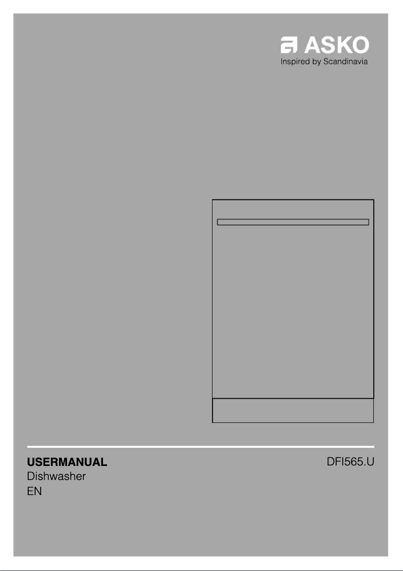 Page n°1 - Manuel utilisateur Asko DFI565.U