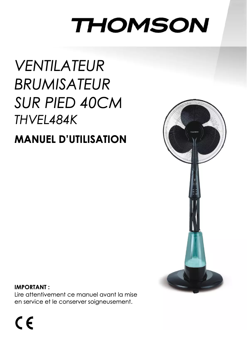 Imagen de la primera página del manual del dispositivo THVEL484K