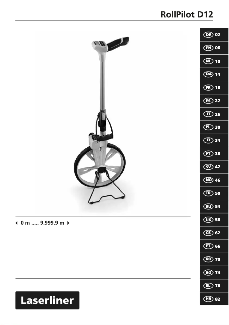 Page 1 de la notice Manuel utilisateur Laserliner RollPilot D12