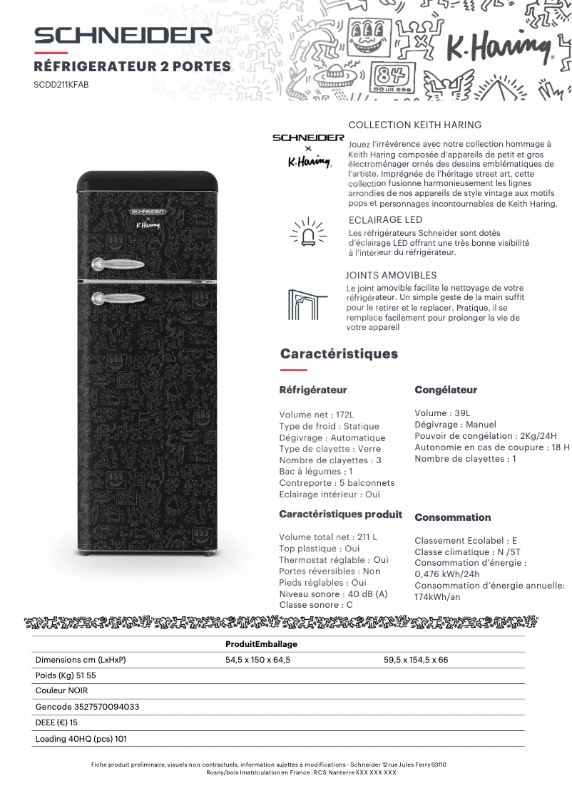 Image de la première page du manuel de l'appareil SCDD211KFAB