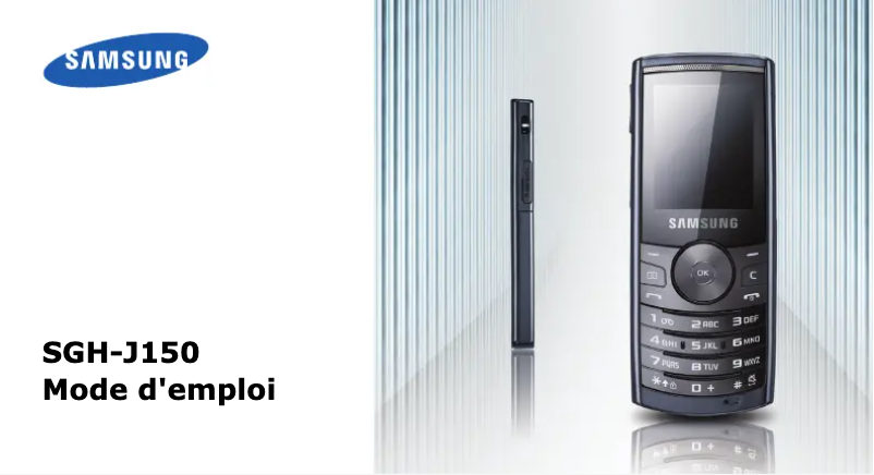 Page n°1 - Manuel utilisateur Samsung SGH-J150