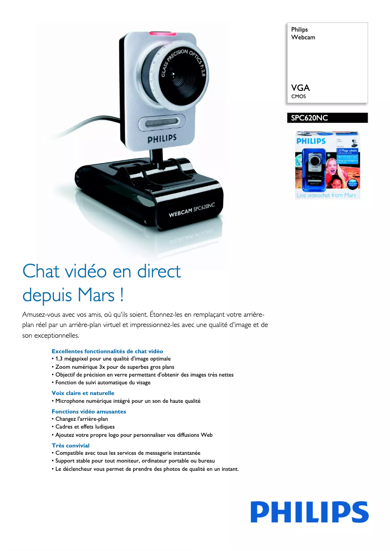 Image de la première page du manuel de l'appareil SPC620NC