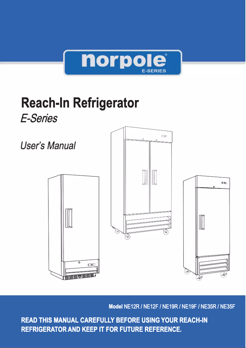 Page n°1 - Manuel utilisateur Norpole NE12R