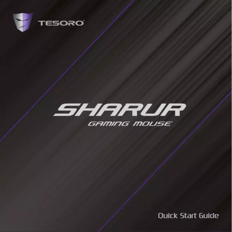 Page 1 de la notice Manuel utilisateur Tesoro Sharur