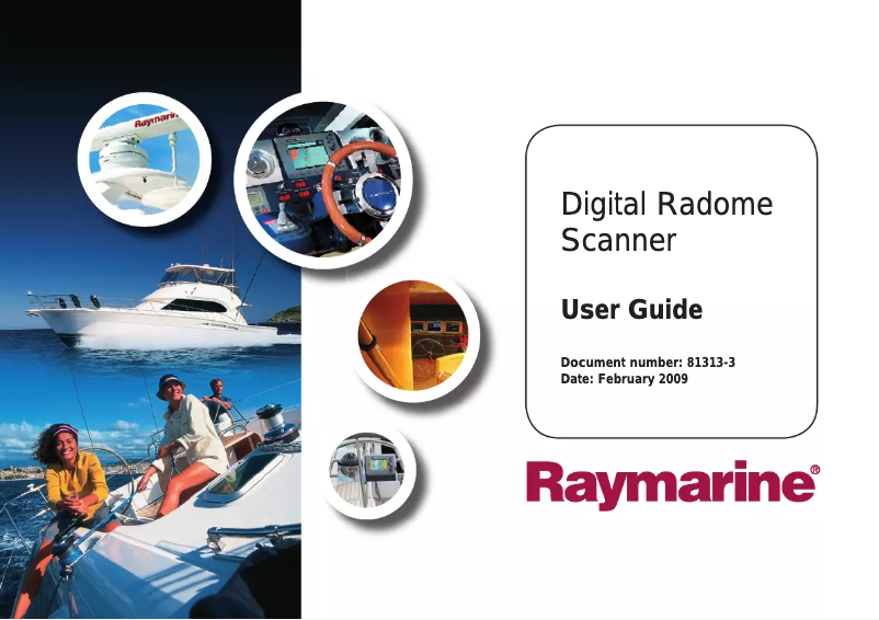 Page 1 de la notice Manuel utilisateur Raymarine RD418D