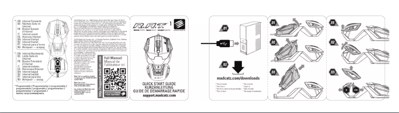 Image de la première page du manuel de l'appareil R.A.T. 1