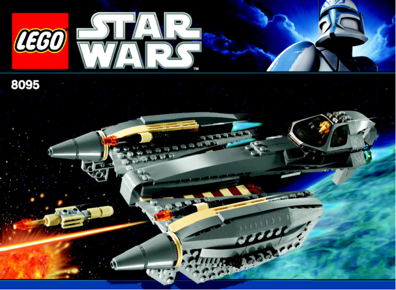 Page 1 de la notice Manuel utilisateur Lego Star Wars 8095