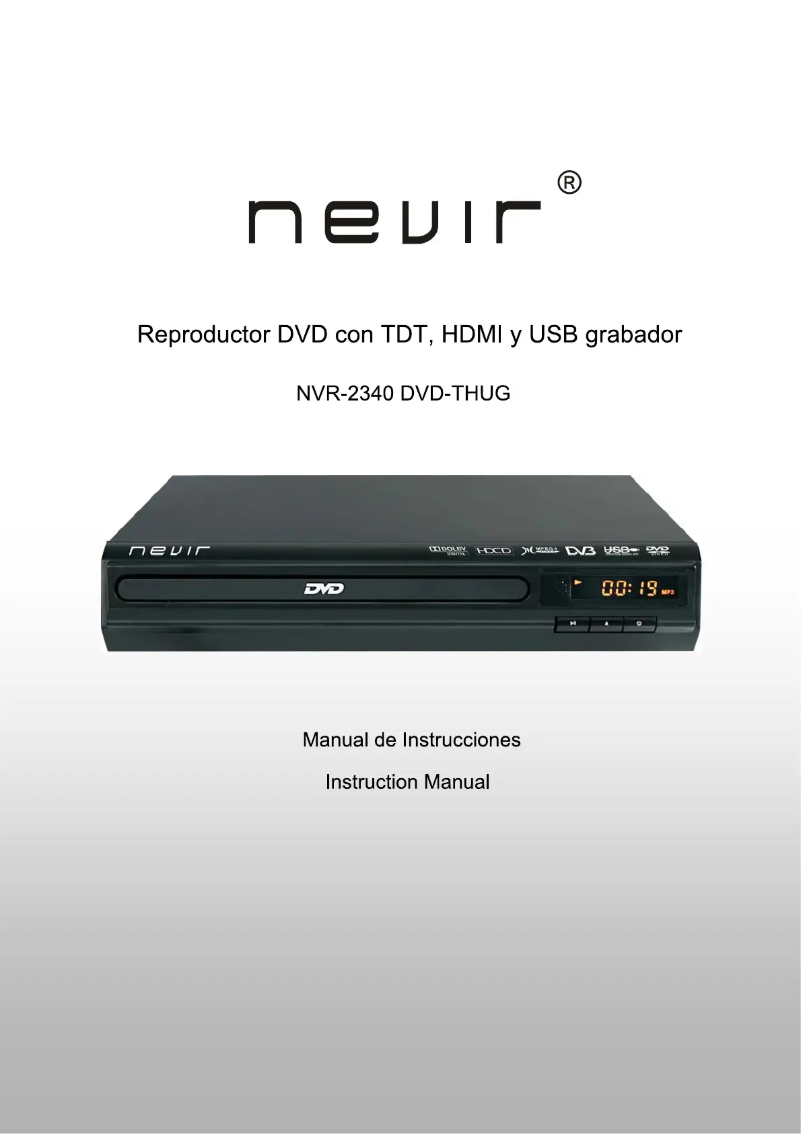 Page 1 de la notice Manuel utilisateur Nevir NVR-2340