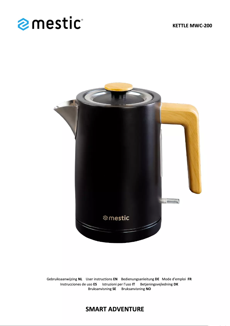 Page 1 de la notice Manuel utilisateur Mestic MWC-200