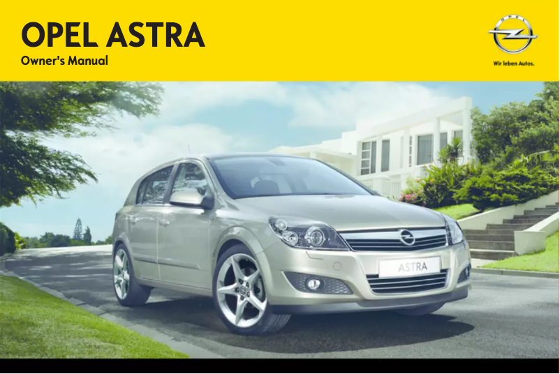 Page n°1 - Manuel utilisateur Opel Astra Saloon (2013)