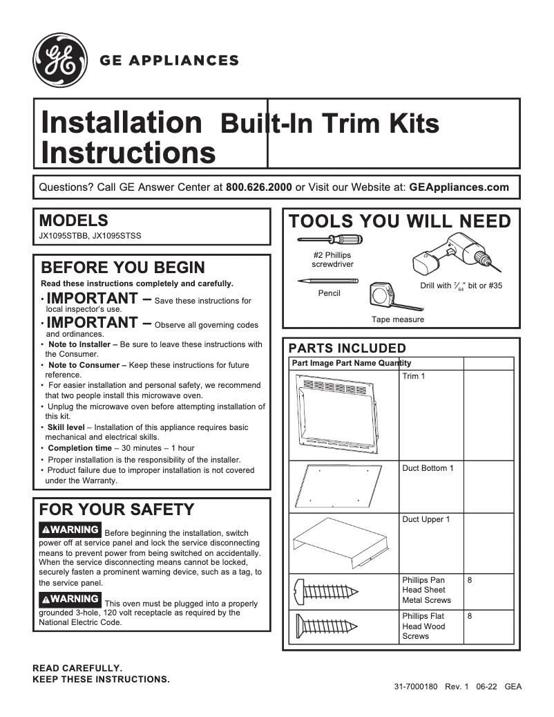 Imagen de la primera página del manual del dispositivo JX1095STBB