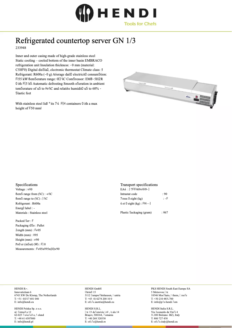 Page n°1 - Fiche technique Arktic 233979