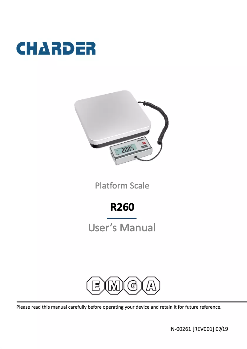 Página 1 del manual Manual de usuario Emga 311060