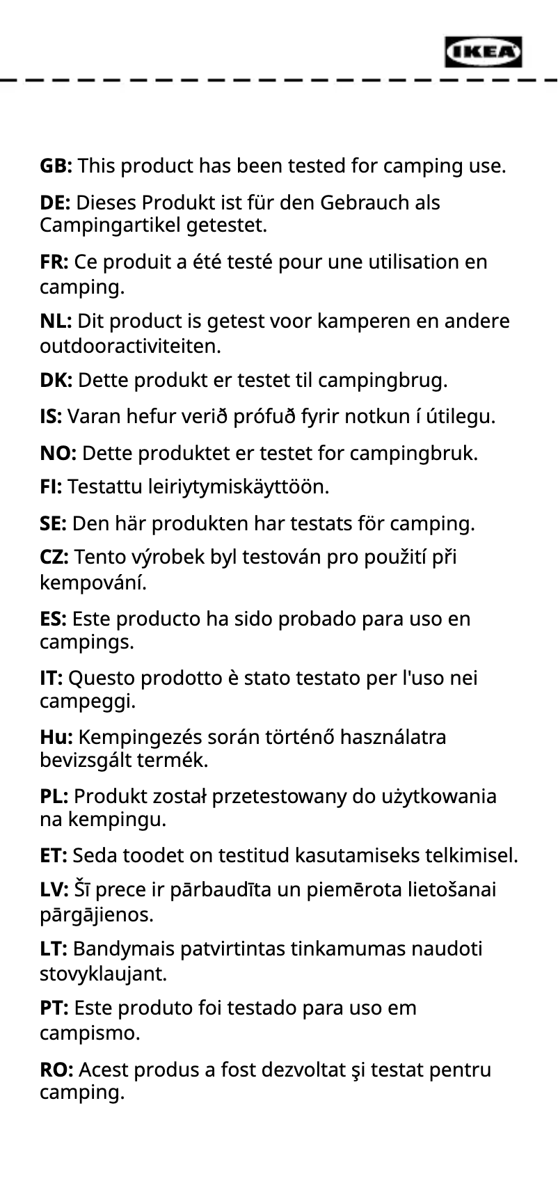 Image de la première page du manuel de l'appareil STRANDÖN 605.428.20